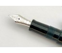 Nakaya Portable Cigar Tamesukashi Ascending Dragon I Ao-Tamenuri Fountain Pen [no.16019]